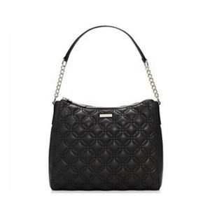 Kate Spade. AURELIA QULITED LEATHER SHOULDER BAG?